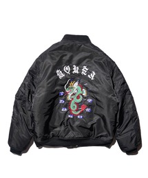 THRIFTY LOOK / スリフティールック KOREAN SOUVENIR PADDED JACKET コリアン スーベニア パデッドジャケット