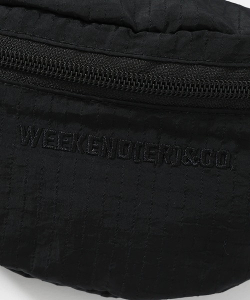RAGEBLUE（レイジブルー）の「【WEEKEND(ER)&CO./ウィークエンダー】別注ウエストポーチ（ボディバッグ/ウエストポーチ・メンズ・ブラック/オレンジ/グリーン・FREE）」の13枚目の写真