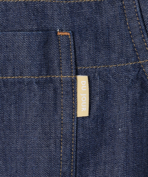 B.C STOCK(ベーセーストック)の「ウォッシャブル / DU JOUR / デュ ジュール JEAN NOMADS SHIRT(シャツ/ブラウス・レディース・ベージュ/ネイビー・FREE)」の19枚目の写真
