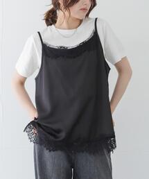 URBAN RESEARCH Sonny Label | レースキャミソール×Tシャツ SET(Tシャツ/カットソー)