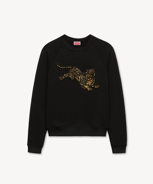 KENZO（ケンゾー）の「KENZO JUMPING TIGER PLACED EMBELLISHED CLASSIC SWEATSHIRT（スウェット・レディース・ブラック系その他5・X-SMALL/SMALL/MEDIUM）」の2枚目の写真