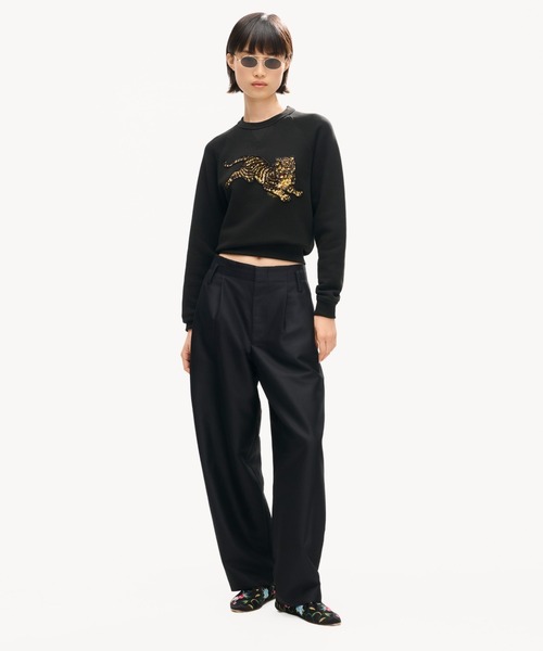 KENZO（ケンゾー）の「KENZO JUMPING TIGER PLACED EMBELLISHED CLASSIC SWEATSHIRT（スウェット・レディース・ブラック系その他5・X-SMALL/SMALL/MEDIUM）」の3枚目の写真