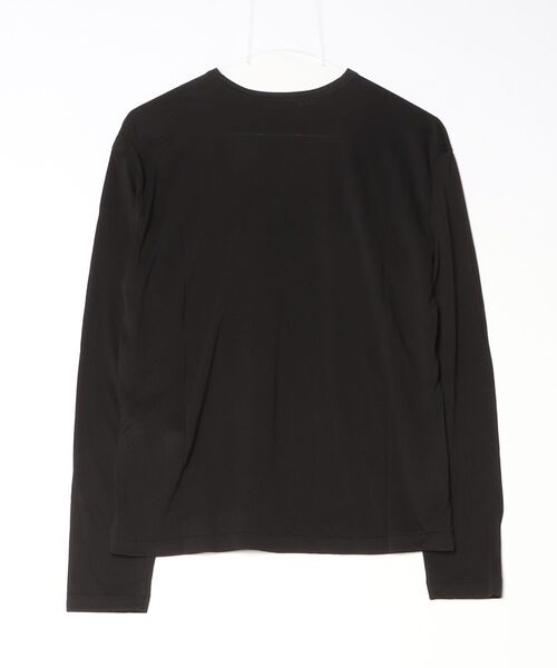 ATON(エイトン)の「ATON (エイトン) MODAL SILK JERSEY | CREW NECK PULLOVER(Tシャツ/カットソー・レディース・ホワイト/ピンク/ブラック・2)」の4枚目の写真