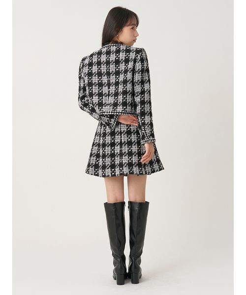 SNIDEL(スナイデル)の「【セットアップ対応】ツイードミニスカショーパン(その他パンツ・レディース・マルチ/ブラック/ホワイト・1/0)」の14枚目の写真