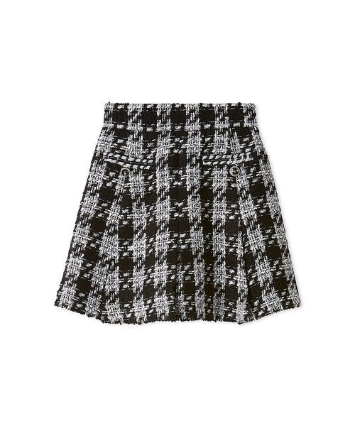 SNIDEL(スナイデル)の「【セットアップ対応】ツイードミニスカショーパン(その他パンツ・レディース・マルチ/ブラック/ホワイト・1/0)」の13枚目の写真
