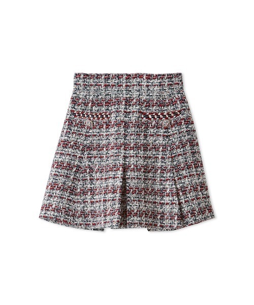 SNIDEL(スナイデル)の「【セットアップ対応】ツイードミニスカショーパン(その他パンツ・レディース・マルチ/ブラック/ホワイト・1/0)」の3枚目の写真