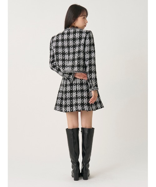 SNIDEL(スナイデル)の「【セットアップ対応】ツイードミニスカショーパン(その他パンツ・レディース・マルチ/ブラック/ホワイト・1/0)」の12枚目の写真