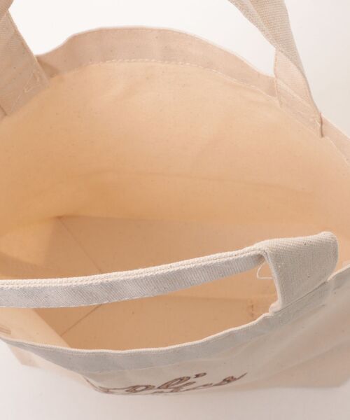 Ol' Basics（オールベーシックス）の「Ol' Basics（オール・ベーシックス） トートバッグ キャンバス ロープロゴ プリント 鞄 BAG アメカジ メンズ レディース ユニセックス Sサイズ（トートバッグ・レディース・ナチュラル・FREE）」の5枚目の写真