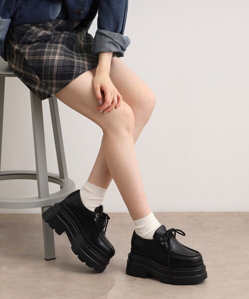 ESPERANZA(エスペランサ)の「厚底モカシン(スニーカー・レディース・ブラック/ブラウン系・LL/S/L/M)」の18枚目の写真