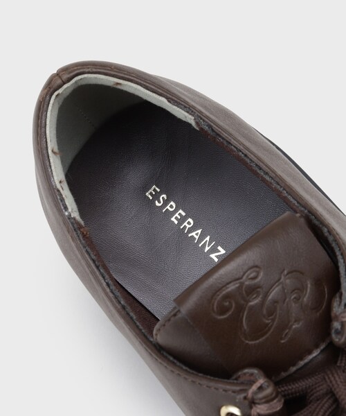ESPERANZA(エスペランサ)の「厚底モカシン(スニーカー・レディース・ブラック/ブラウン系・LL/S/L/M)」の3枚目の写真