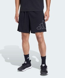 ワークアウト エッセンシャルズ ベース ピケ ビッグロゴ ショーツ / ハーフパンツ / アディダス adidas