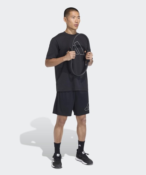 adidas(アディダス)の「ワークアウト エッセンシャルズ ベース ピケ ビッグロゴ ショーツ / ハーフパンツ / アディダス adidas(その他パンツ・メンズ・ブラック・XS(7inch)/3XL(7inch)/2XL(7inch)/XL(7inch)/S(7inch)/M(7inch)/L(7inch))」の8枚目の写真