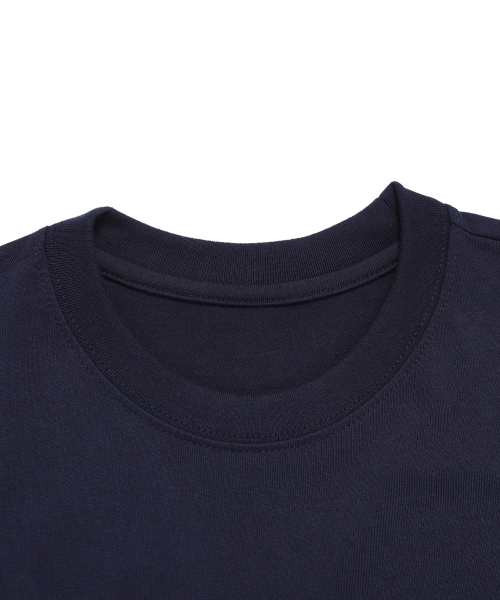 BLANKIT（ブランキット）の「ベーシックソフト無地クルーネックTシャツ（ネイビー）（Tシャツ/カットソー・メンズ・その他・2XL/LARGE/X-LARGE/SMALL/MEDIUM）」の9枚目の写真
