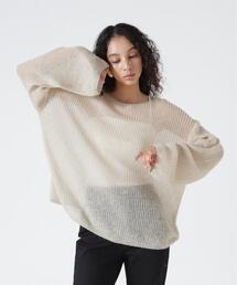 YENN(イエン)SHEER MOHAIR KNIT PO /Y263-91101