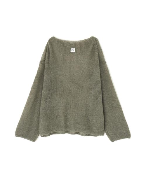 YENN（イエン）の「YENN（イエン）SHEER MOHAIR KNIT PO /Y263-91101（ニット/セーター・レディース・グレー/ホワイト・F）」の12枚目の写真