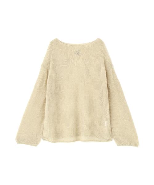 YENN（イエン）の「YENN（イエン）SHEER MOHAIR KNIT PO /Y263-91101（ニット/セーター・レディース・グレー/ホワイト・F）」の19枚目の写真