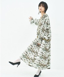 フォレスト・カモシカロングワンピース