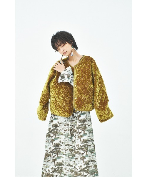 MUUNAA（ムウナ）の「フォレスト・カモシカロングワンピース（ワンピース・レディース・ブラック/グリーン・F）」の17枚目の写真