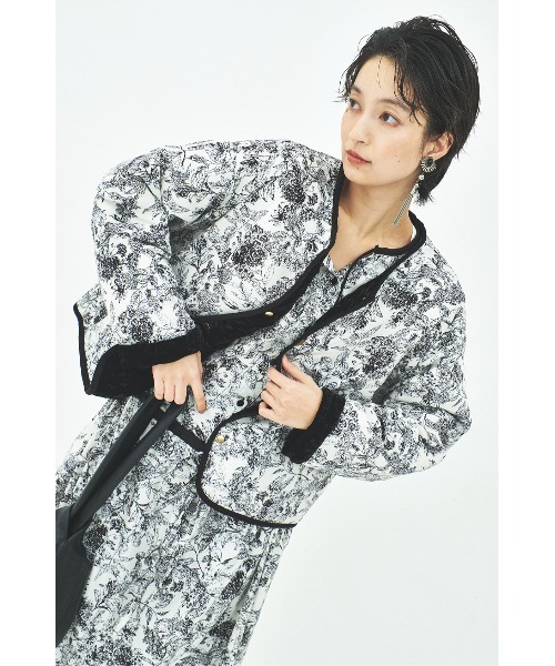 MUUNAA（ムウナ）の「フォレスト・カモシカロングワンピース（ワンピース・レディース・ブラック/グリーン・F）」の13枚目の写真