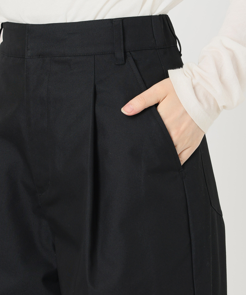 B.C STOCK(ベーセーストック)の「ウォッシャブル / ツイルチノパンツ(チノパンツ・レディース・ブラック/ベージュ・SMALL/MEDIUM)」の7枚目の写真