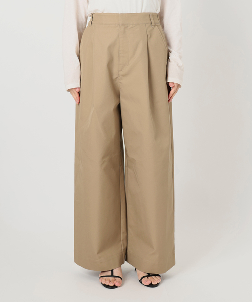 B.C STOCK(ベーセーストック)の「ウォッシャブル / ツイルチノパンツ(チノパンツ・レディース・ブラック/ベージュ・SMALL/MEDIUM)」の12枚目の写真