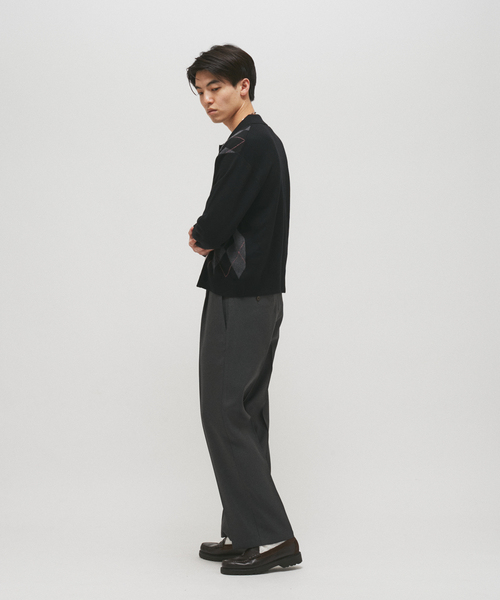 JOURNAL STANDARD(ジャーナルスタンダード)の「レトロ ジャガード カラー ニット カーディガン(カーディガン/ボレロ・メンズ・ブラック/ネイビー/ブラウン・MEDIUM/LARGE)」の5枚目の写真