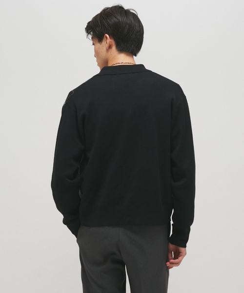 JOURNAL STANDARD(ジャーナルスタンダード)の「レトロ ジャガード カラー ニット カーディガン(カーディガン/ボレロ・メンズ・ブラック/ネイビー/ブラウン・MEDIUM/LARGE)」の10枚目の写真