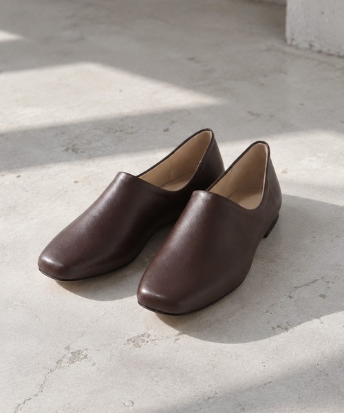 CORSO ROMA,9(コルソローマ)の「【CORSO ROMA,9/コルソローマノーヴェ】flat shoes(パンプス・レディース・ボルドー/ブラック/ホワイト・36/37)」の3枚目の写真