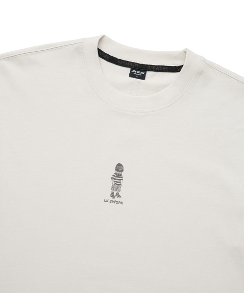 LIFE WORK(ライフワーク)の「企画) ミニビーニーヒップドッグ半袖Tシャツ(Tシャツ/カットソー・メンズ・レッド・SMALL/MEDIUM/LARGE)」の3枚目の写真