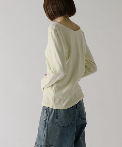 goocy（グーシー）の「前後2WAYネックトップス（Tシャツ/カットソー・レディース・アイボリー/ホワイト系その他/グレー/ブラック/ブラック系その他・FREE）」の11枚目の写真