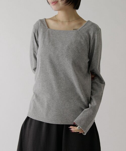 goocy（グーシー）の「前後2WAYネックトップス（Tシャツ/カットソー・レディース・アイボリー/ホワイト系その他/グレー/ブラック/ブラック系その他・FREE）」の21枚目の写真