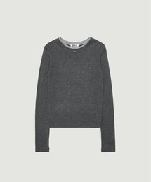 EMBER DOUBLE NECK T-SHIRT