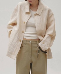 [TODAYFUL/トゥデイフル]Soutiencollar Washed Jacket/ステンカラーウォッシュドジャケット/軽アウター/羽織