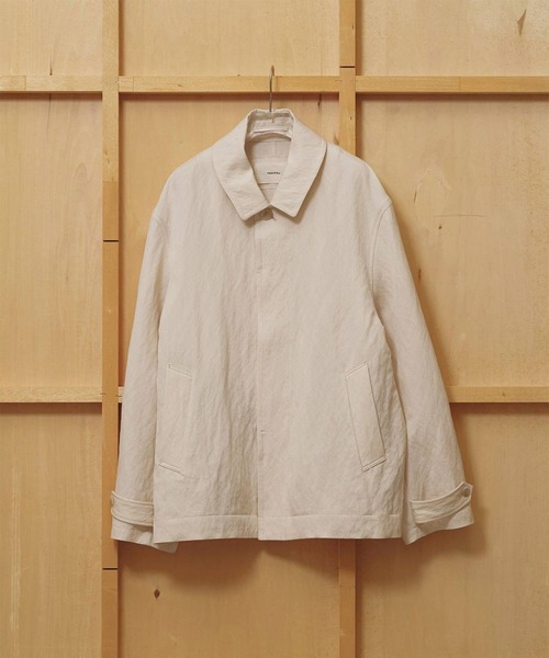 TODAYFUL（トゥデイフル）の「[TODAYFUL/トゥデイフル]Soutiencollar Washed Jacket/ステンカラーウォッシュドジャケット/軽アウター/羽織（その他アウター・レディース・アイボリー/ブラック・36/38）」の9枚目の写真