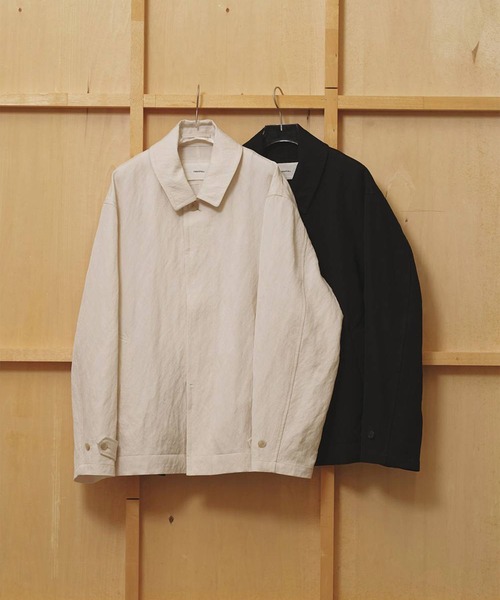 TODAYFUL（トゥデイフル）の「[TODAYFUL/トゥデイフル]Soutiencollar Washed Jacket/ステンカラーウォッシュドジャケット/軽アウター/羽織（その他アウター・レディース・アイボリー/ブラック・36/38）」の19枚目の写真
