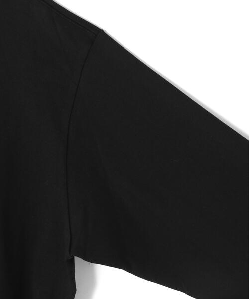 HANES(ヘインズ)の「Hanes/ヘインズ/T-SHIRTS KURO クルーネックTシャツ(Tシャツ/カットソー・レディース・ブラック・S/M/L/XL)」の4枚目の写真