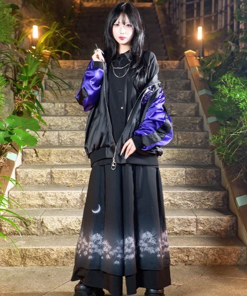 axes femme(アクシーズファム)の「九尾狐刺繍スカジャン(その他アウター・レディース・レッドパープル/ローズ/ブラック・FREE)」の8枚目の写真