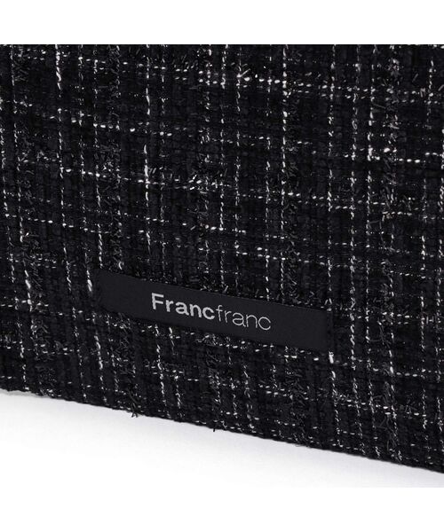 Francfranc(フランフラン)の「ロゴトート ツイード S ブラック(トートバッグ・レディース・ブラック・FREE)」の4枚目の写真