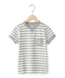 coen | スラブ起毛ボーダーカットソー(Tシャツ/カットソー)