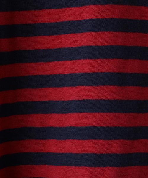 coen（コーエン）の「スラブ起毛ボーダーカットソー（Tシャツ/カットソー・キッズ・ネイビー/グレー・140/150/100/110/120/130）」の5枚目の写真