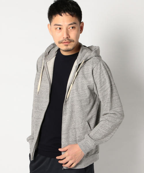 SHIPS（シップス）の「SA: 17SS ヘザー ジップアップ パーカー（パーカー・メンズ・グレー/ナチュラル/ライトブルー/ピンク・LARGE/MEDIUM/SMALL/X-LARGE）」の2枚目の写真