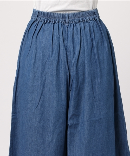 Honeys(ハニーズ)の「デニムガウチョパンツ(デニムパンツ・レディース・ライトブルー/インディゴブルー/ライトインディゴブルー・LL/M/L/S)」の8枚目の写真