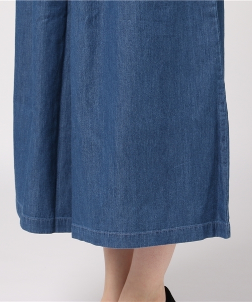 Honeys(ハニーズ)の「デニムガウチョパンツ(デニムパンツ・レディース・ライトブルー/インディゴブルー/ライトインディゴブルー・LL/M/L/S)」の10枚目の写真