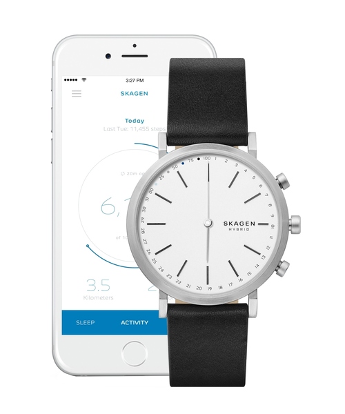 skagen hald connected hybrid quartz smartwatch