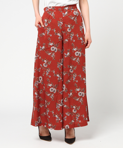 Re:EDIT（リエディ）の「[今シーズン欠かせない花柄ワイドパンツ