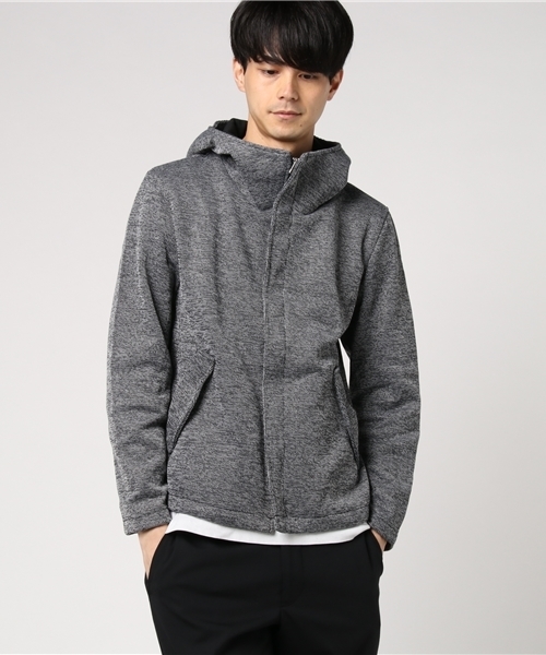 ESSENTIAL GARMENT MEN'S BIGI（エッセンシャルガーメントメンズビギ）の「ボリュームネックパーカー/ミリタリーテイスト（パーカー・メンズ・ネイビー/グレー・SS/S/M/L）」の7枚目の写真