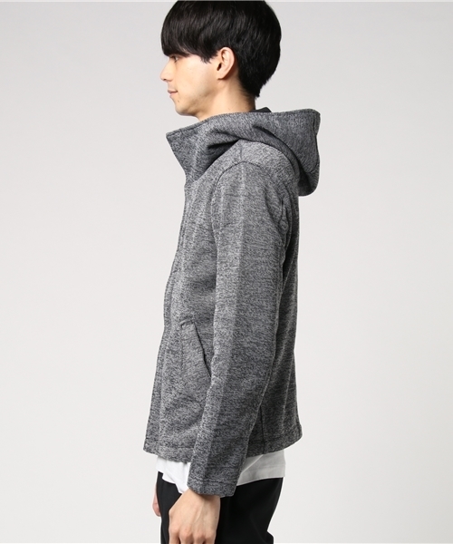 ESSENTIAL GARMENT MEN'S BIGI（エッセンシャルガーメントメンズビギ）の「ボリュームネックパーカー/ミリタリーテイスト（パーカー・メンズ・ネイビー/グレー・SS/S/M/L）」の10枚目の写真
