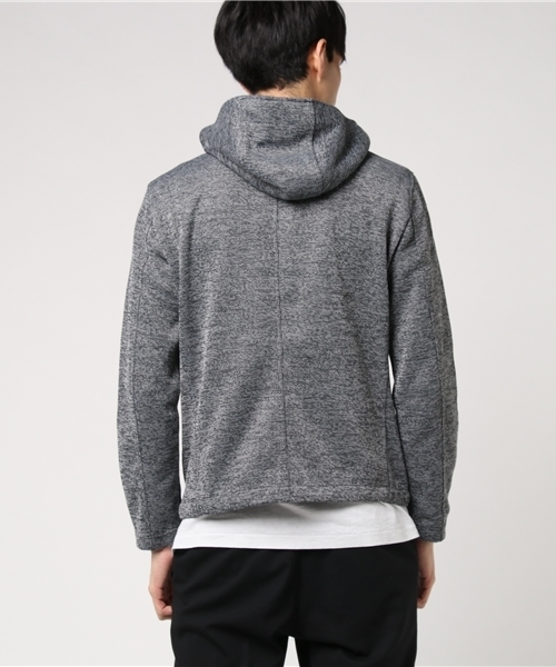 ESSENTIAL GARMENT MEN'S BIGI（エッセンシャルガーメントメンズビギ）の「ボリュームネックパーカー/ミリタリーテイスト（パーカー・メンズ・ネイビー/グレー・SS/S/M/L）」の9枚目の写真