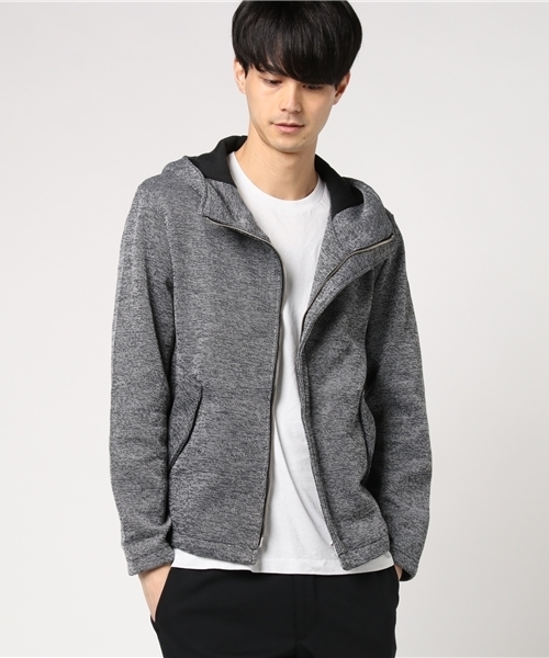 ESSENTIAL GARMENT MEN'S BIGI（エッセンシャルガーメントメンズビギ）の「ボリュームネックパーカー/ミリタリーテイスト（パーカー・メンズ・ネイビー/グレー・SS/S/M/L）」の12枚目の写真