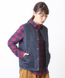 CUBE SUGAR | 中綿キルト ミリタリーベスト(ベスト)